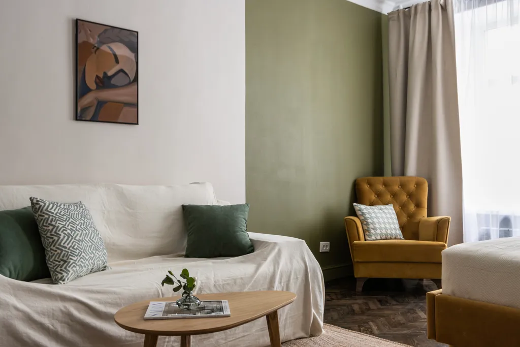 Дизайнерские апартаменты с двумя спальнями