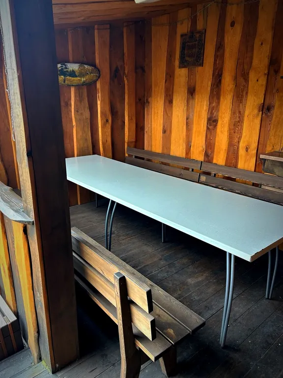 Дом с баней на дровах