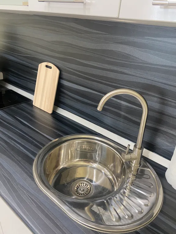 Светлая студия со всеми условиями для комфортного проживания