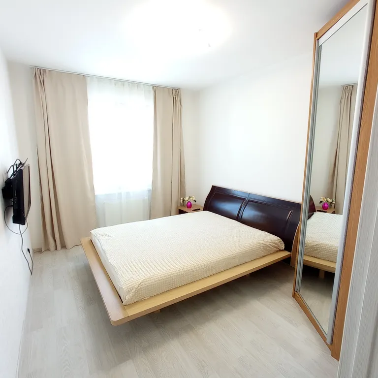 Квартира с видом на центр города рядом с ТЦ Мега