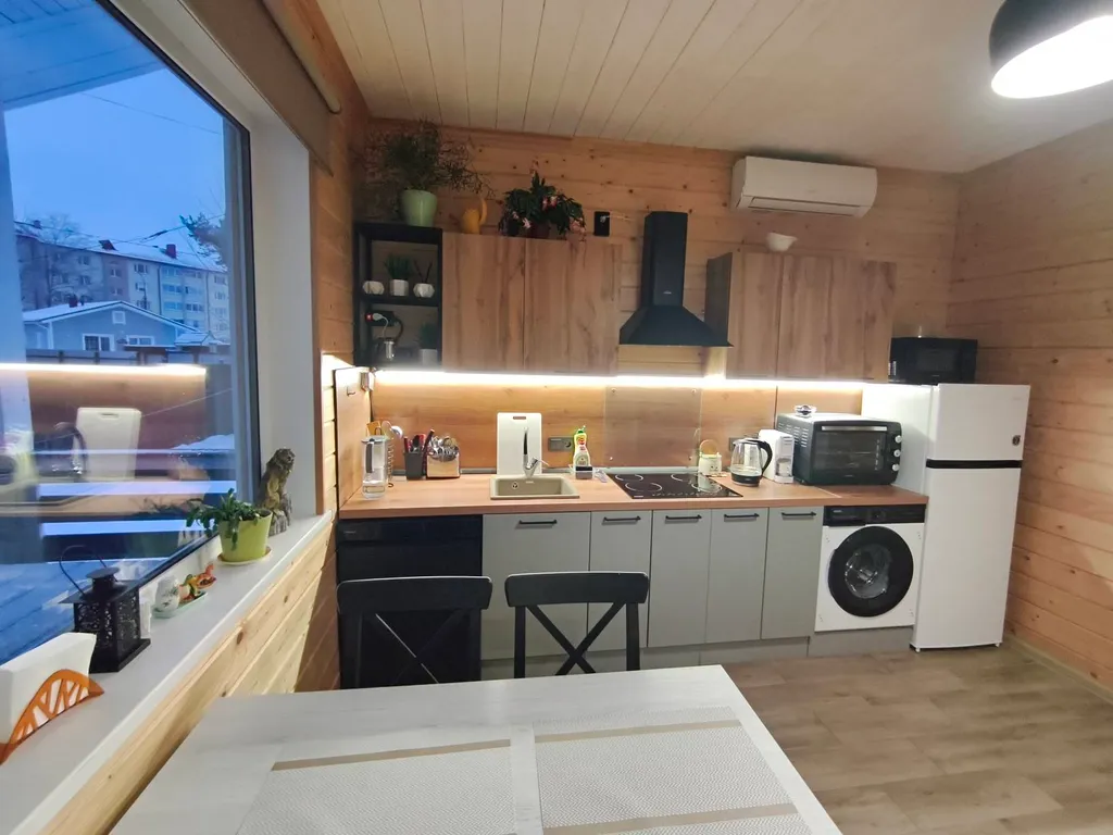 Дом с сауной и барбекю