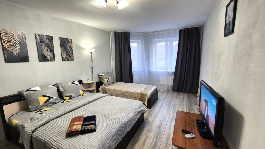 Уютная квартира в новостройке с тремя спальными местами — аренда посуточно в Ивантеевка