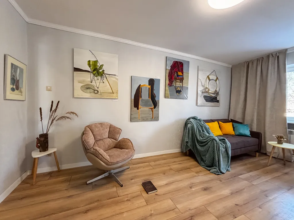 Квартира художника, 7 минут до пляжа, свободная парковка — аренда посуточно в Янтарный