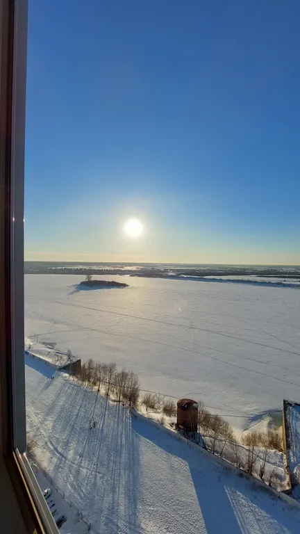 Апартамент с панорамным видом на Томь в центре города