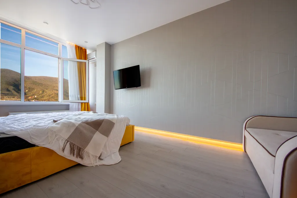 С красивым видом на горы и море