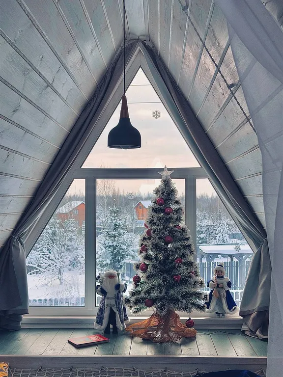 Дом в стиле A-фрейм