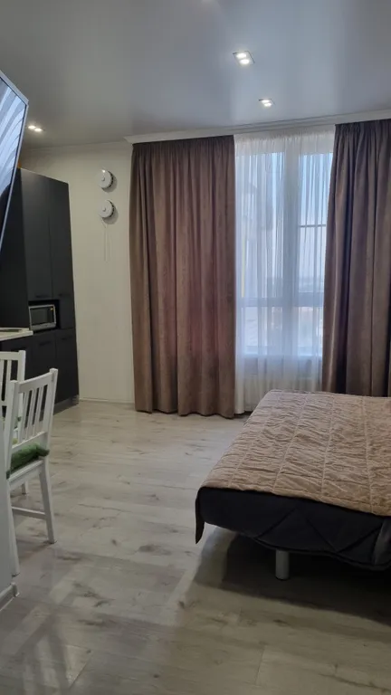 Стильная студия с ремонтом в новом ЖК Укроп