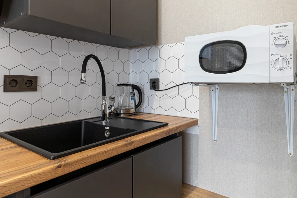 Просторная студия для спокойного отдыха