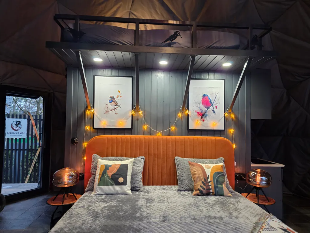 Коттедж Новая сфера для глэмпинга Бёрд&Self vibe с дизайнерским интерьером — аренда посуточно в Домодедово