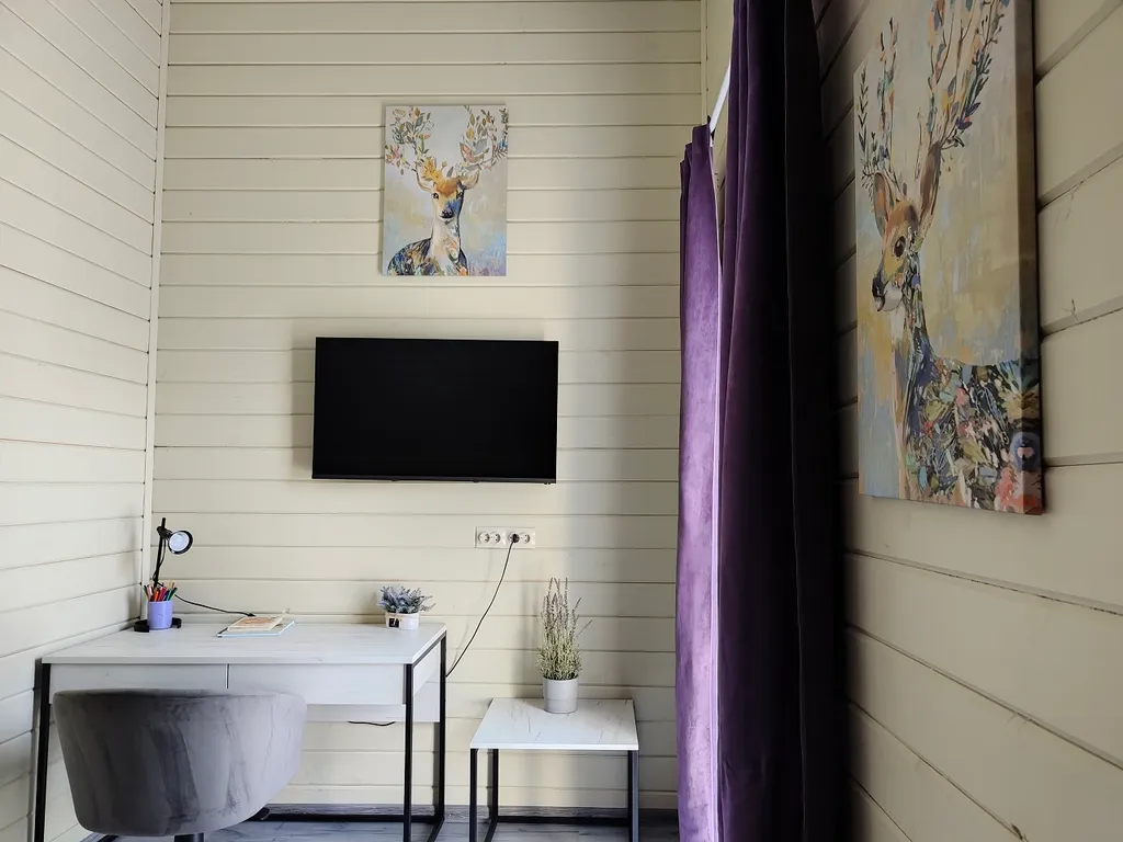 Семейный дом с баней в березовой роще