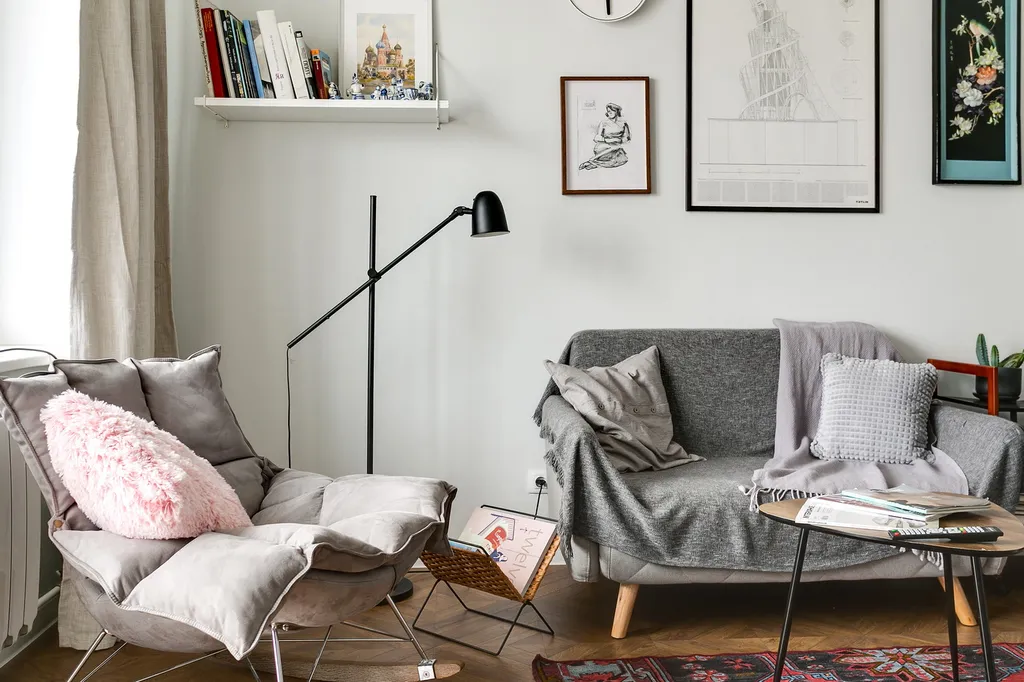 Скандинавская винтажная квартира Смарт Хост