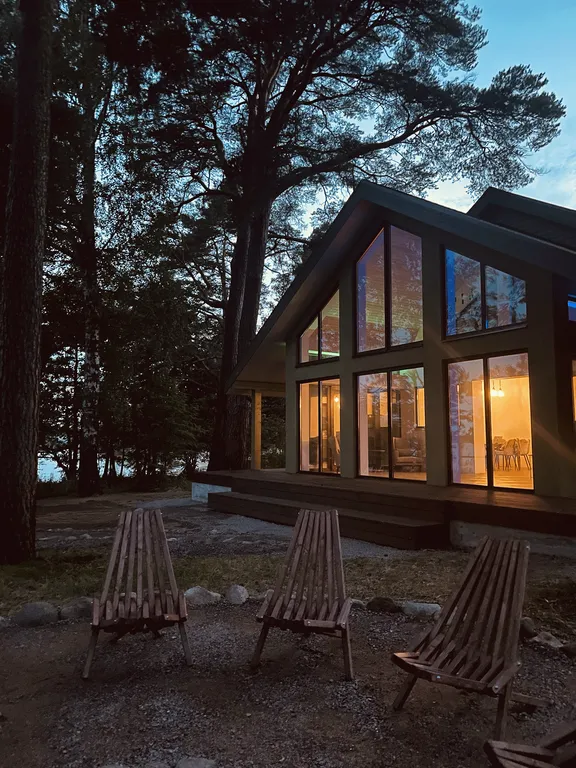 Коттедж Панорамный дом у моря — Приморск