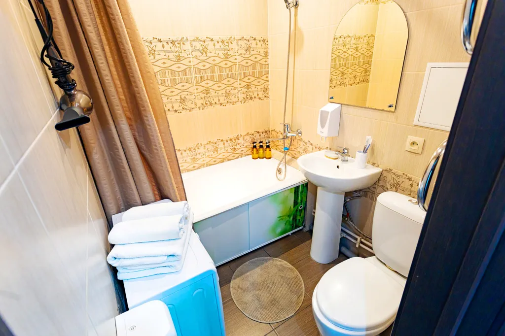 Уютная квартира с балконом и велотренажером