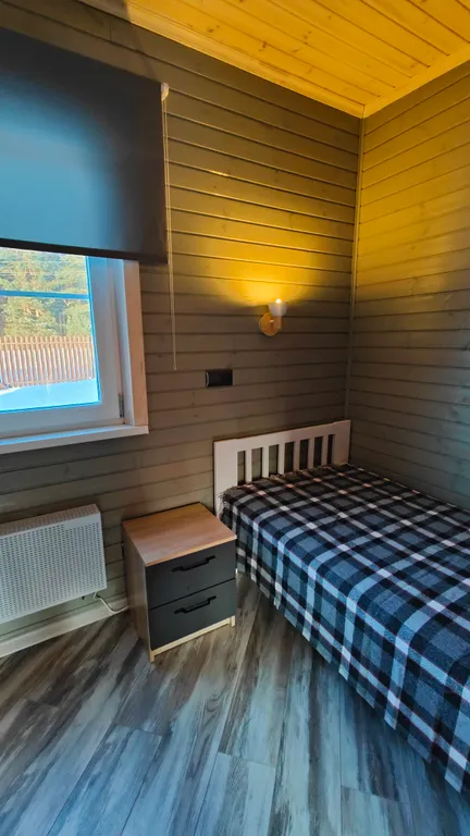 Дом с сауной рядом с лесом и озером