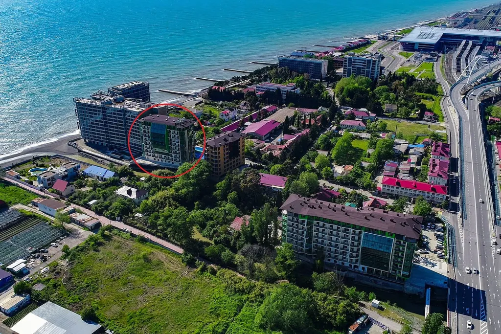 Квартира Квартира Люкс студия с панорамным видом — Адлер