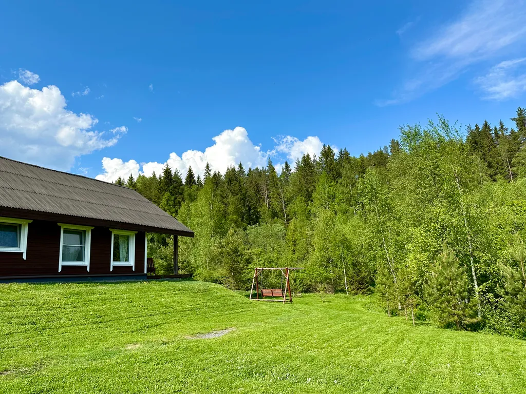 Коттедж с 3 спальнями, сауной, с видом на лес — аренда посуточно в Лахденпохья