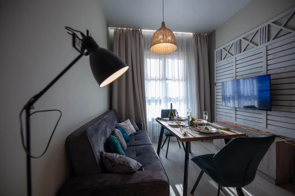 Квартира Апартаменты 1-комнатные с видом на море, 3 кровати — Зеленоградск