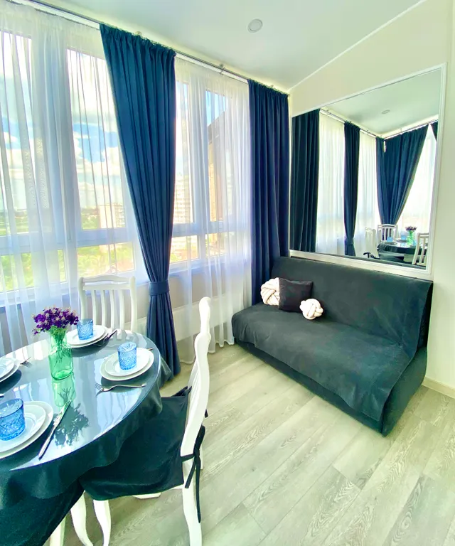 Панорамный люкс с джакузи и камином