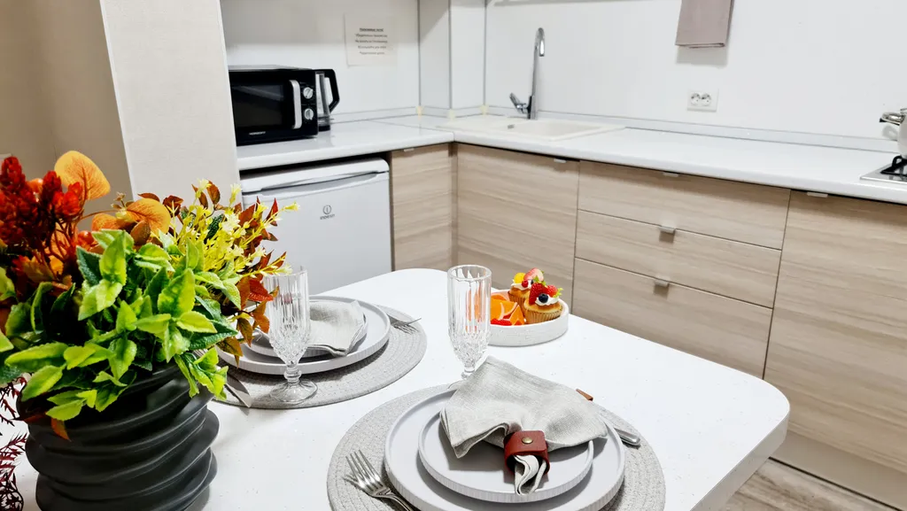 Уютная квартира в светлых тонах рядом с аквапарком Улёт