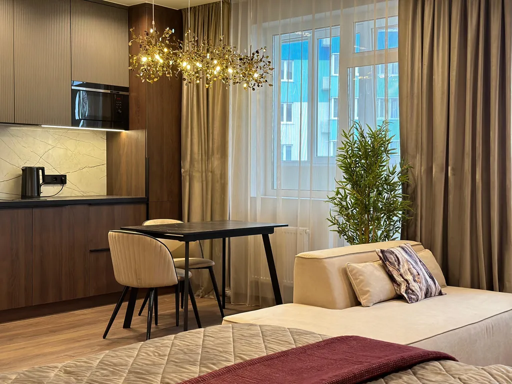 Стильная квартира-студия в ЖК Логика-2