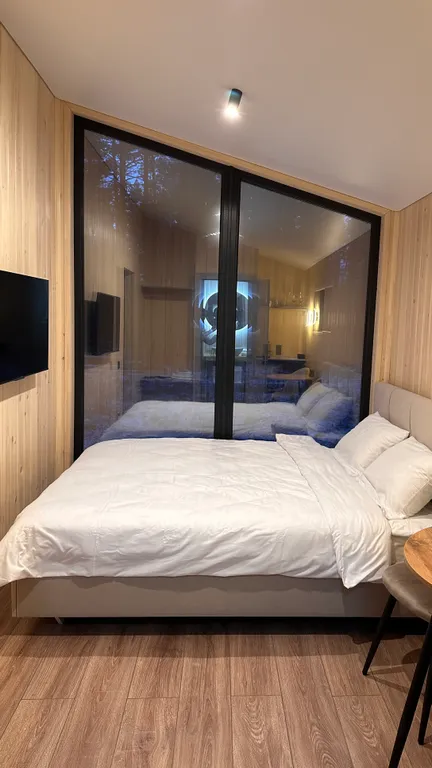 Уютные шале с панорамными окнами