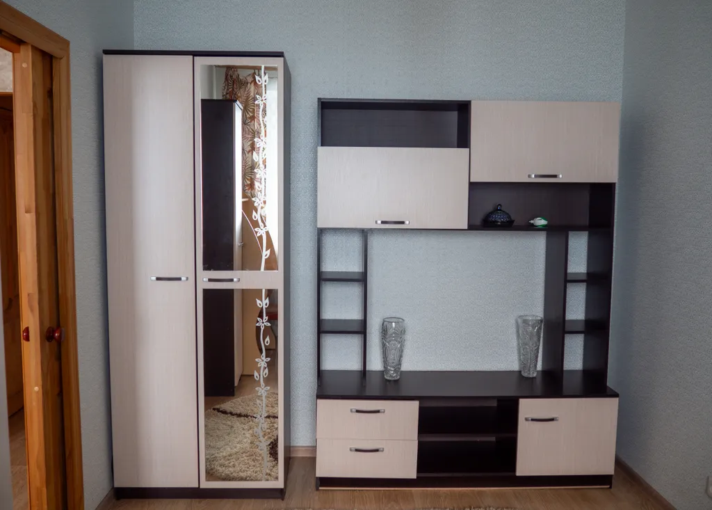 Просторная светлая двухкомнатная квартира в современном доме