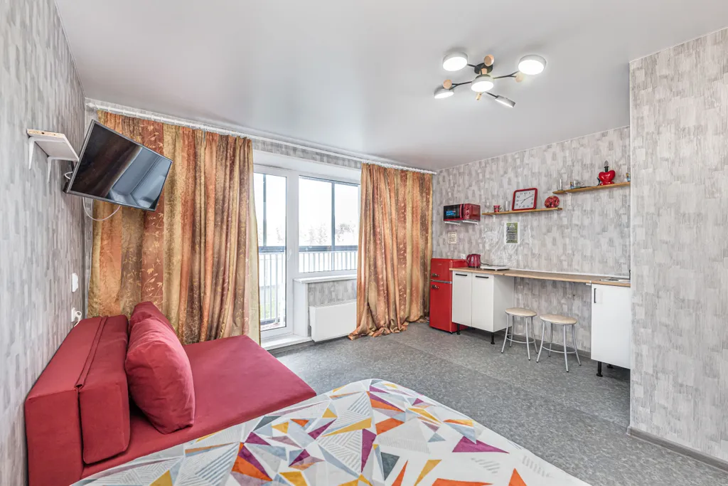 Уютная квартира в центре города с видом на речку