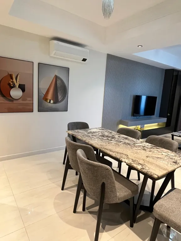 Квартира 2+1 в Azura World c видом на бассейн и аквапарком