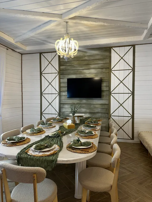 Дом с русской баней на дровах и чаном