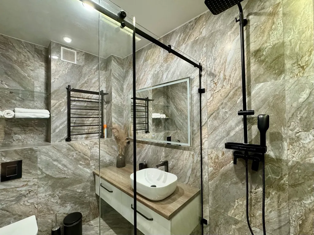 Стильная квартира с видом на горы