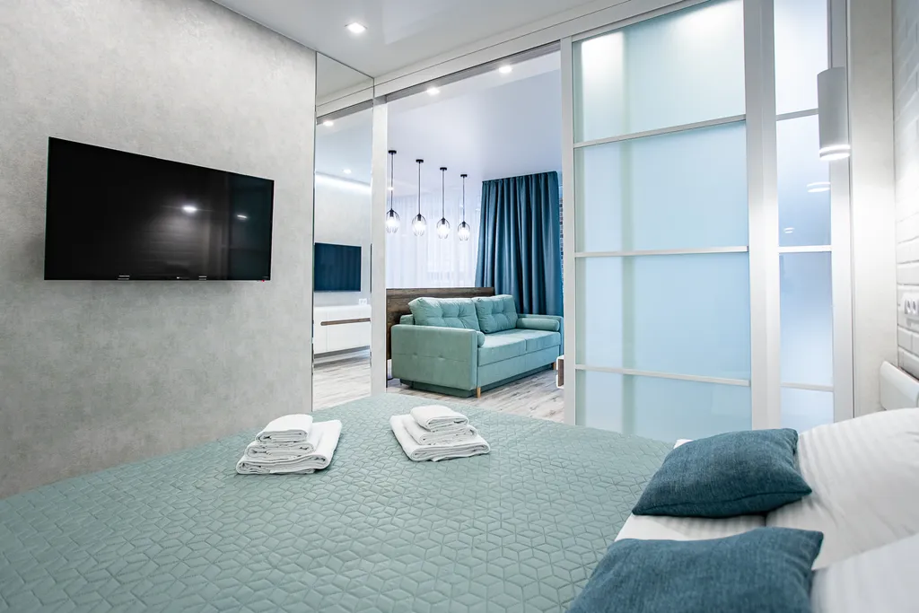 Апартаменты в Баден СПА подогреваемым уличным бассейном