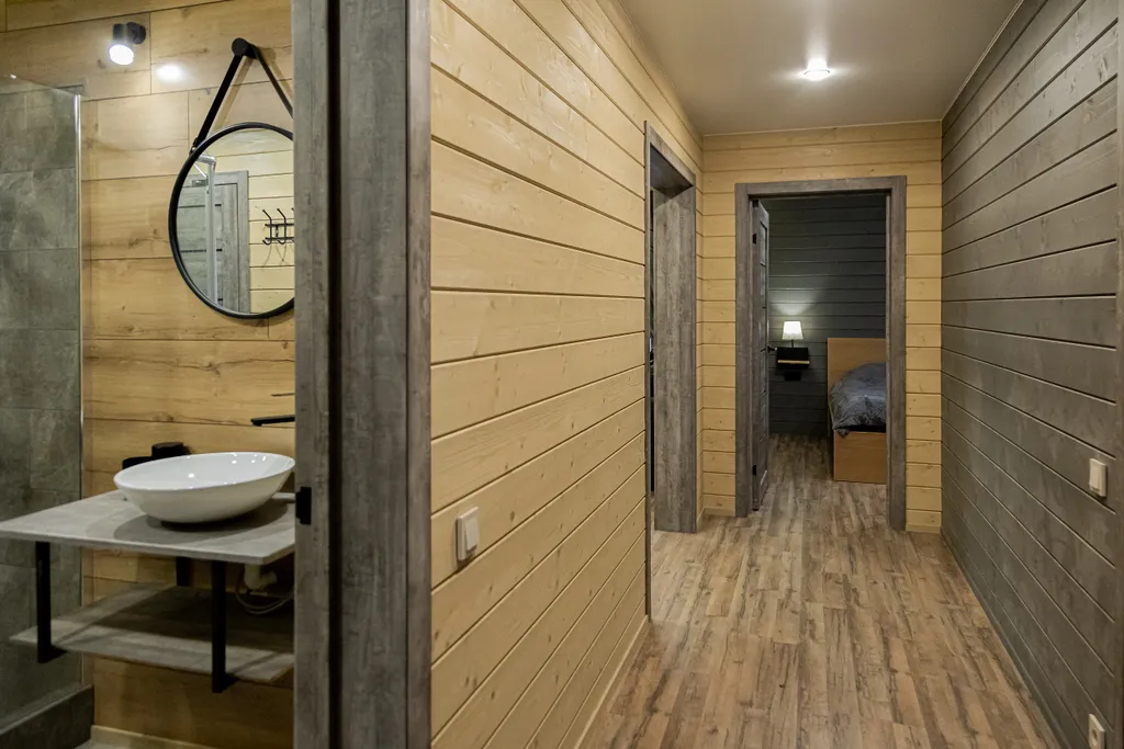 Коттедж с сауной и террасой