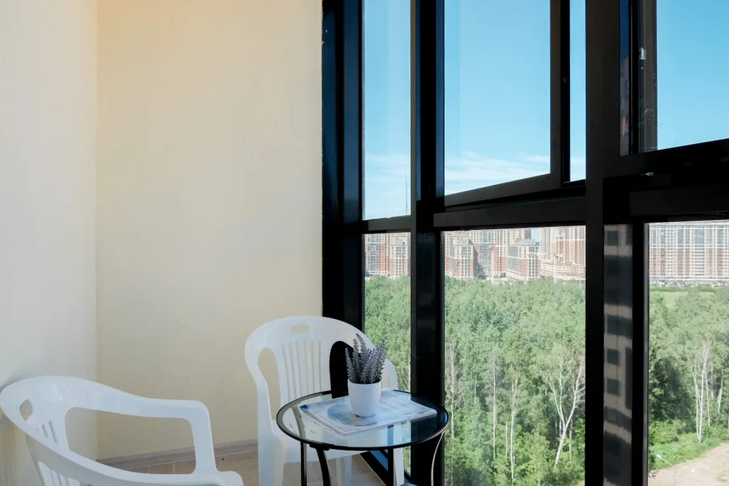 Уютная студия с видом на парк Райская Жемчужина