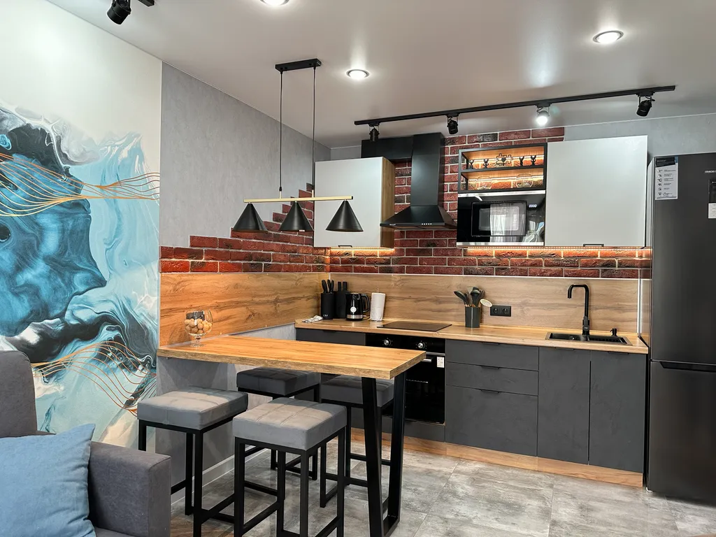 Евродвушка с дизайнерским решением в стиле Soft Loft