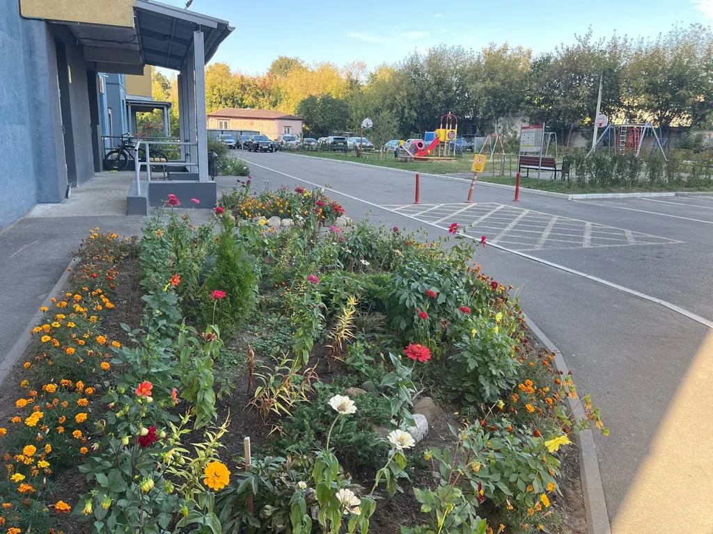 Уютная студия с видом на город