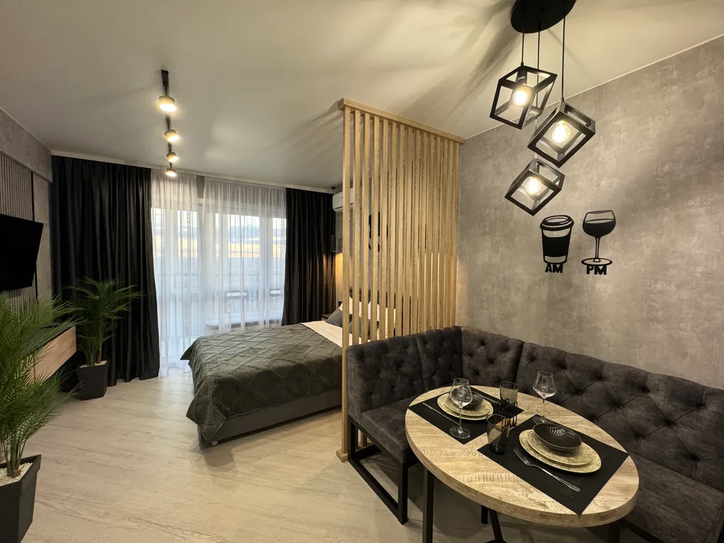 Видовая красивая sky студия в центре ЖК"Graff House"