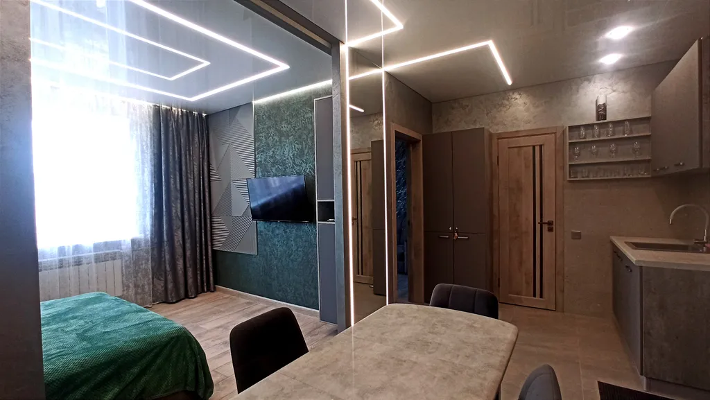 2-комнатная квартира у набережной в центре микрорайона Город Спутник