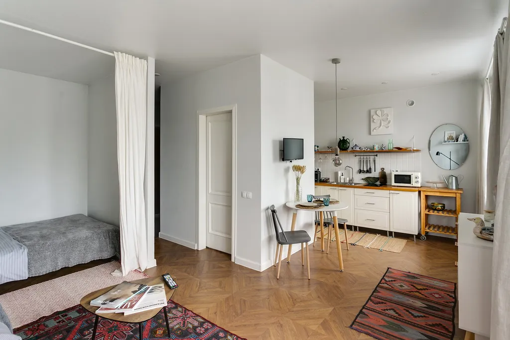 Скандинавская винтажная квартира Смарт Хост