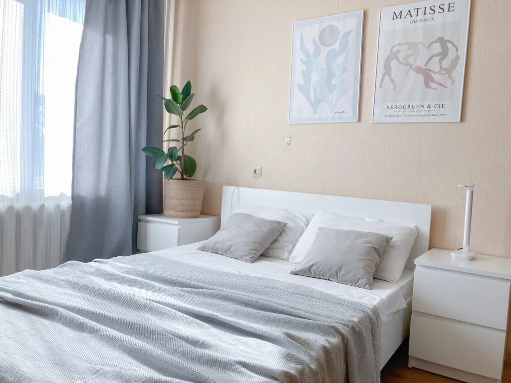 Солнечная квартира с просторной кухней