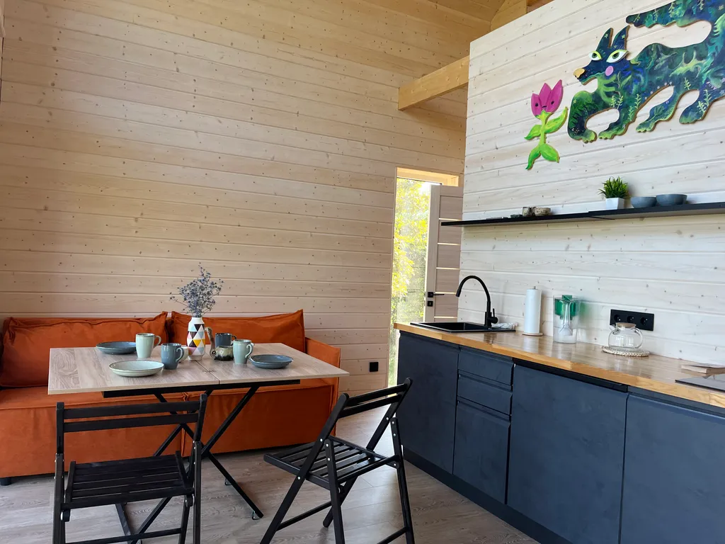 Коттедж Дизайнерский Барнхаус в природе Адыгеи — Новосвободная