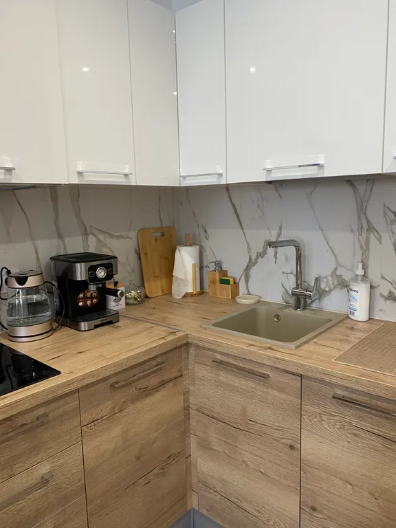 Студия в стиле Сканди с видом на Кремль