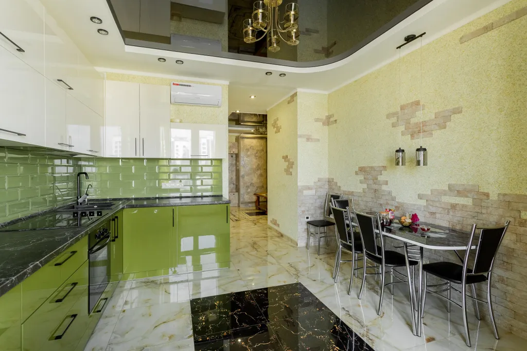 Квартира Квартира Black Square (Черный Квадрат) Современная двушка в элитном районе — Мирное