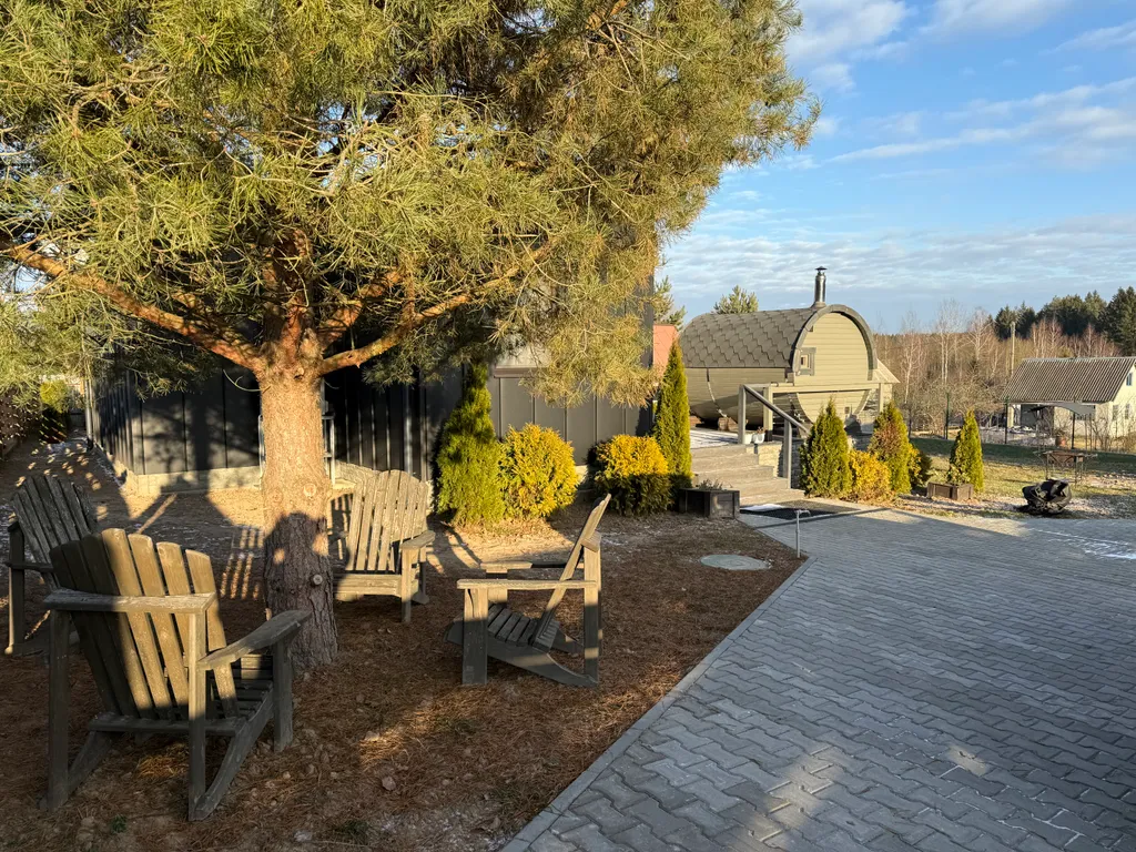 Бунгало Эко Premium из дерева с бассейном