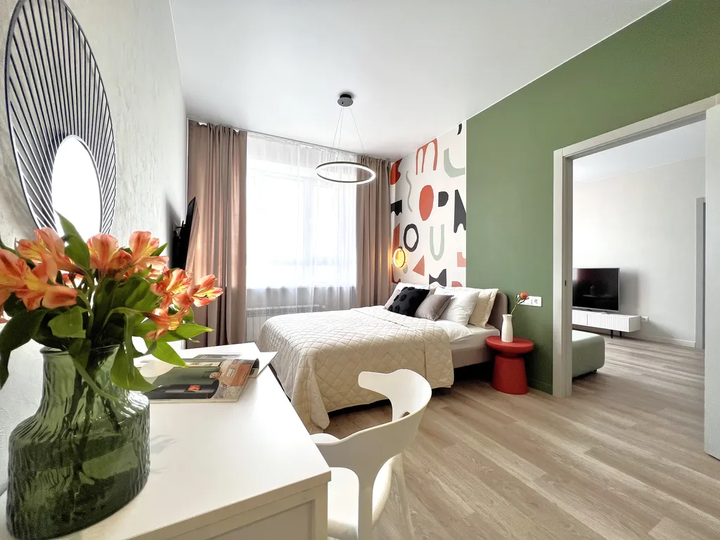 Квартира Трешка у аквапарка с панорамным видом на реку — аренда посуточно в Новосибирск