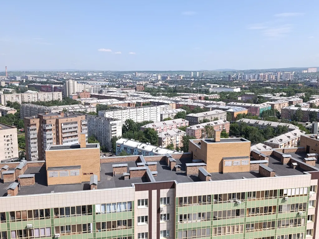 Шикарная студия с видом на город