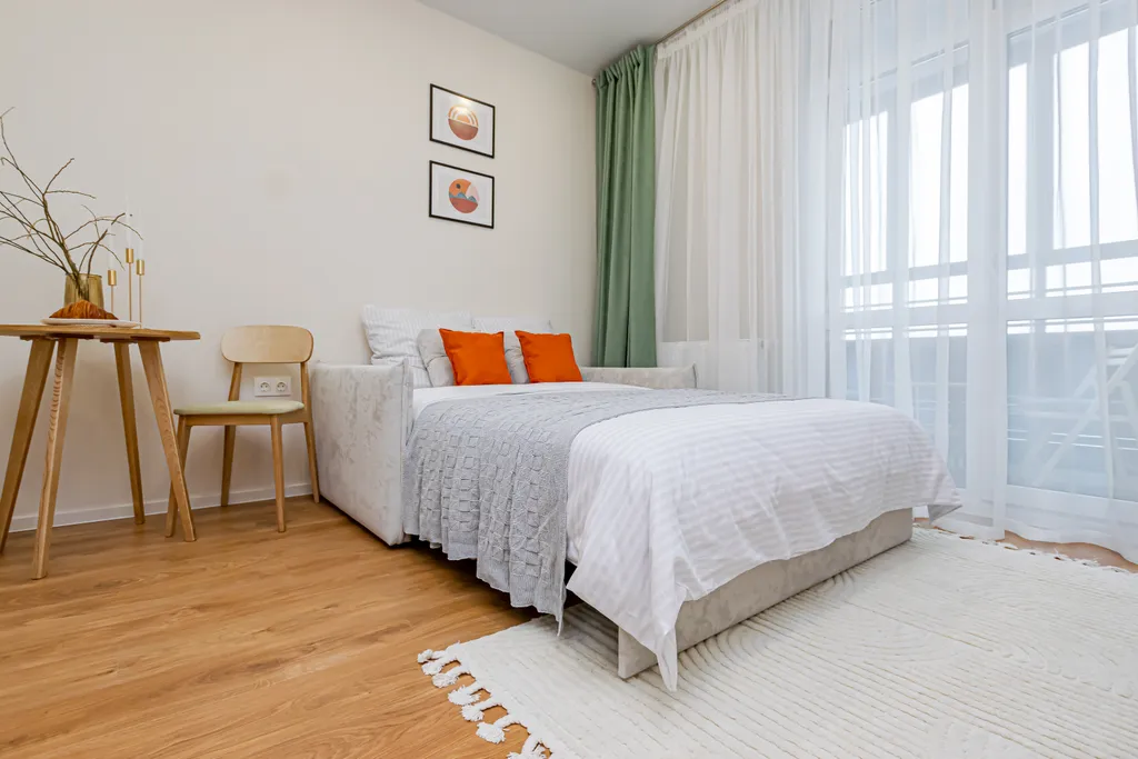 Уютная студия с шикарным видом из окна