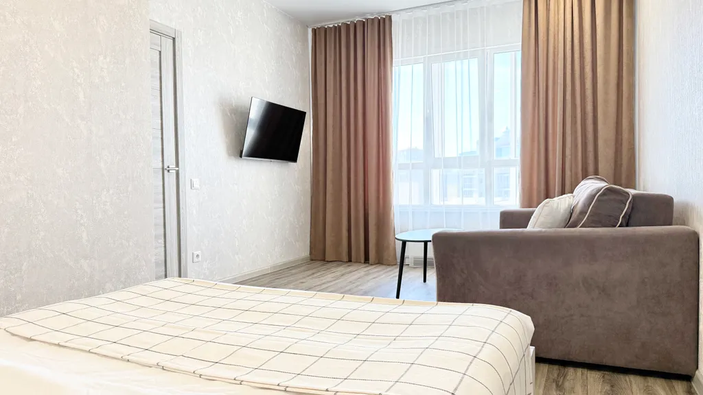 Hugge Place | Однокомнатная квартира у Аквапарка с Wi-Fi