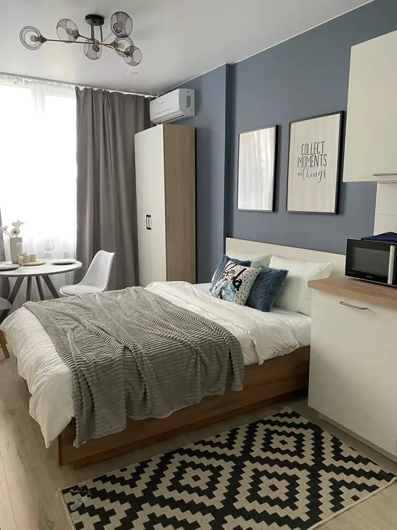 Сoвpеменнaя cтудия возлe Баскет Xoлла