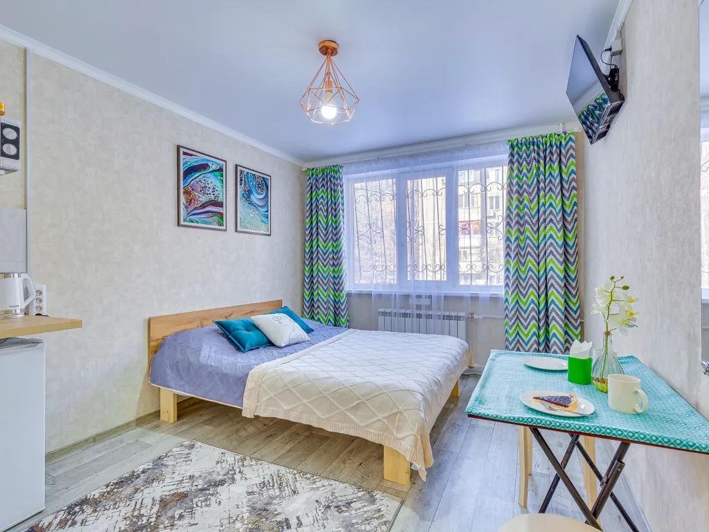 Квартира По-домашнему уютная двухместная студия — Весновка — аренда посуточно в Алматы