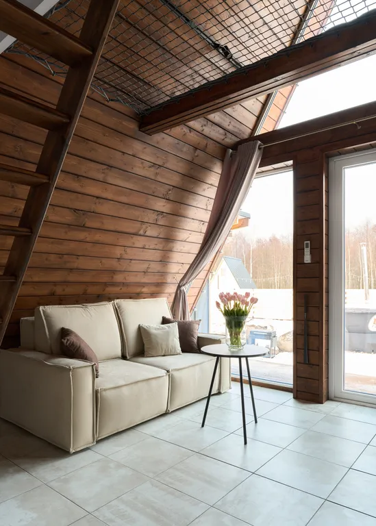 Коттедж Коттедж A-Frame на берегу Ладоги — Сясьстрой